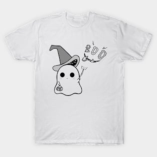 Wizard Ghost Trick or Treating T-Shirt